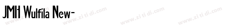 JMH Wulfila New字体转换